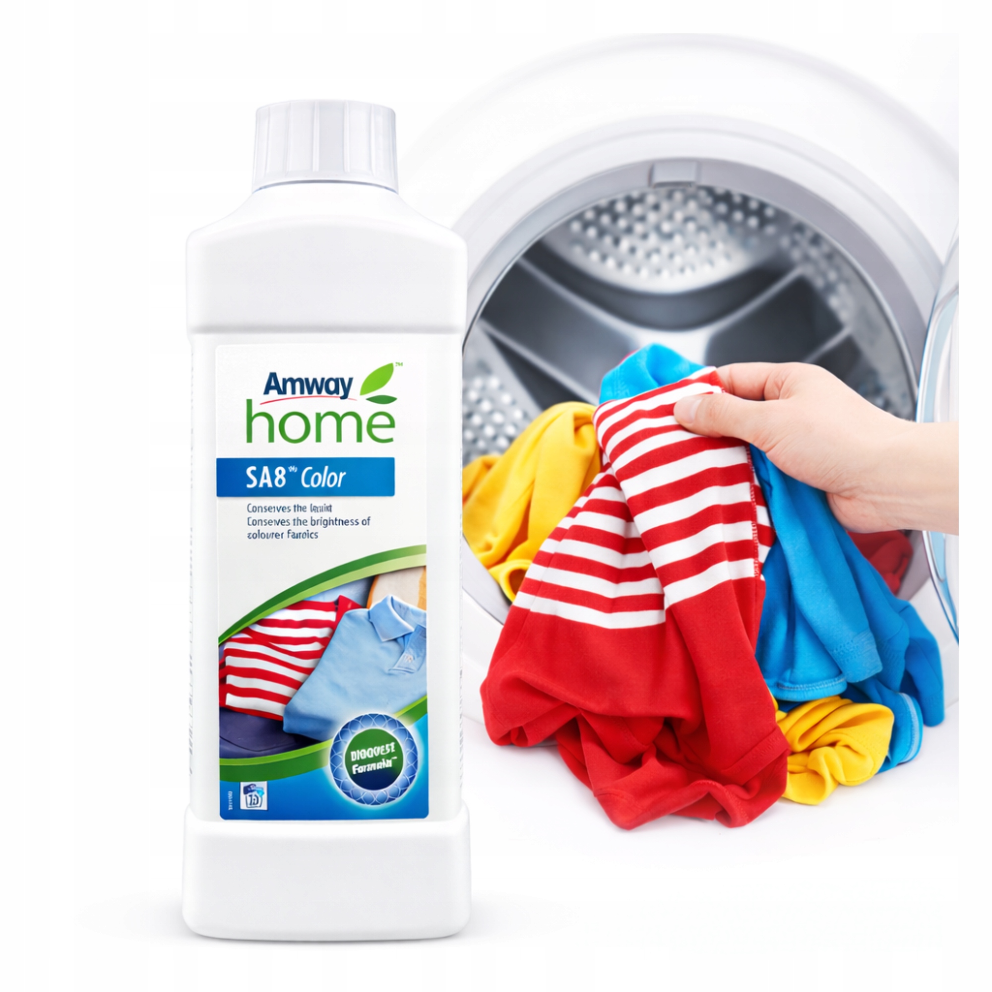 Tekutý prací prostředek Amway na barevné a černé prádlo SA8 Color 1 L