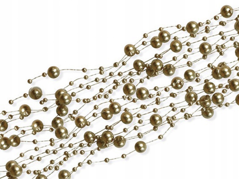 

Giralnda Girlandy Na Stroik Choinkę 7,5m Złote