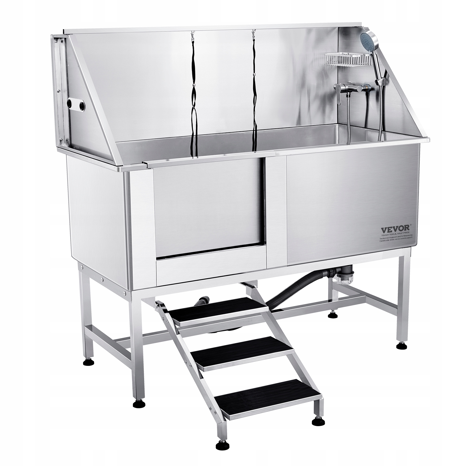 Levně Vevor Vana pro zvířata 1500x700x1500MM Nosnost 440LB Levá strana Dveře