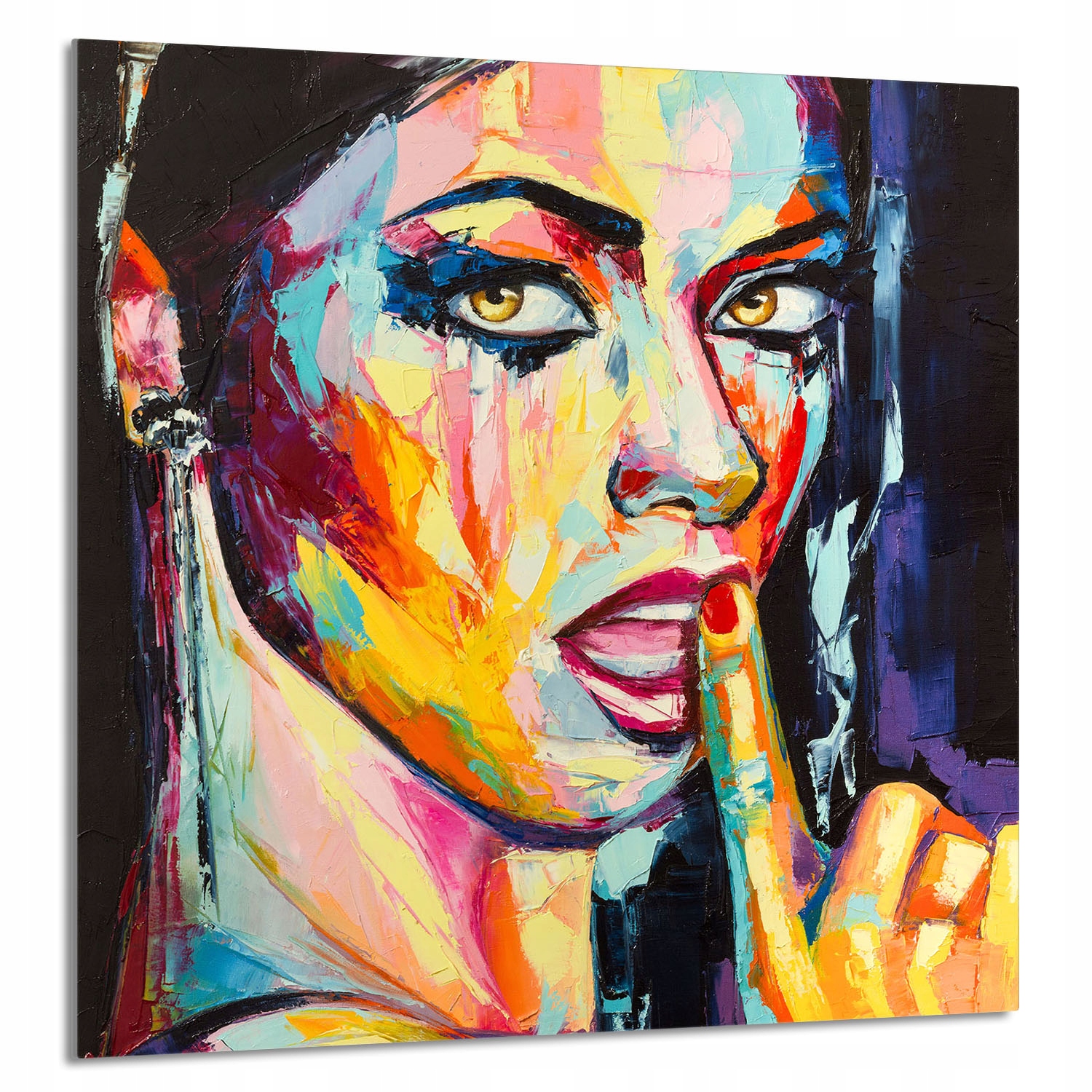 Skleněný Panel Do Kuchyně 60x65 Žena Tvrzené Sklo