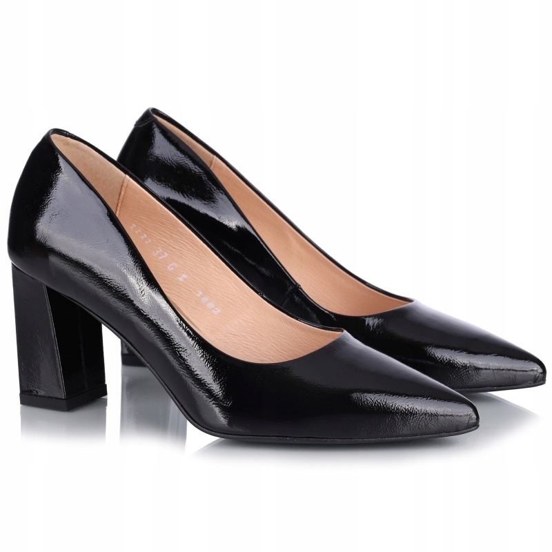 Dámské lodičky Aspena Jar 1682 Černé.naplak černé Kůže VEL.36