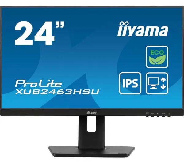 Monitor 24 cale Fhd Ips 100Hz głośniki Pivot iiyama ProLite XUB2463HSU-B1
