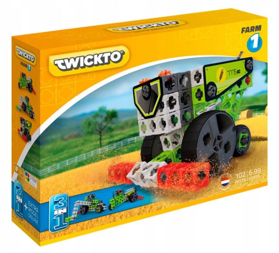 

Klocki Twickto 3in1 zestaw konstrukcyjny Farm 1