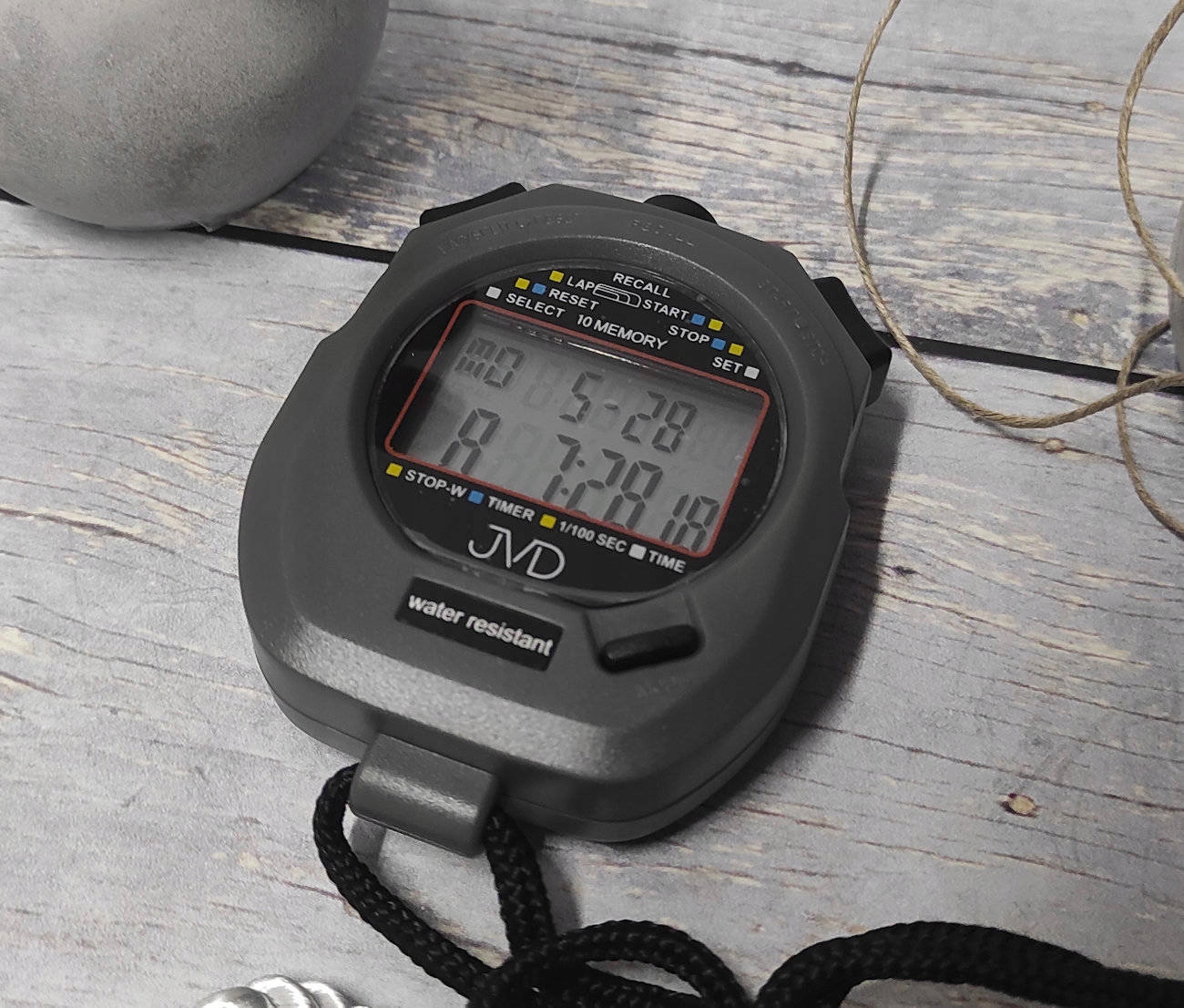 STOPER JVD ST2810 1/100 10h TIMER TERMOMETR 10 LAP Stan opakowania oryginalne