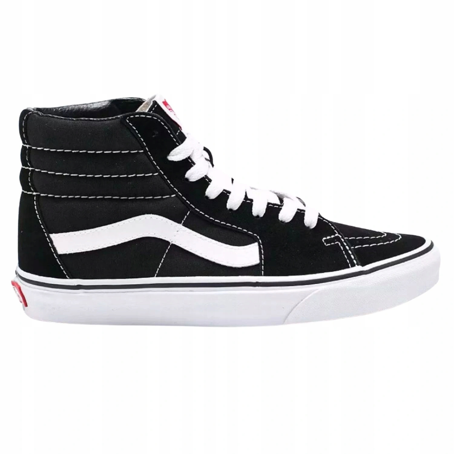 Pánské tenisky Vans SK8-HI kožené, černé, vysoké, pohodlné vel.