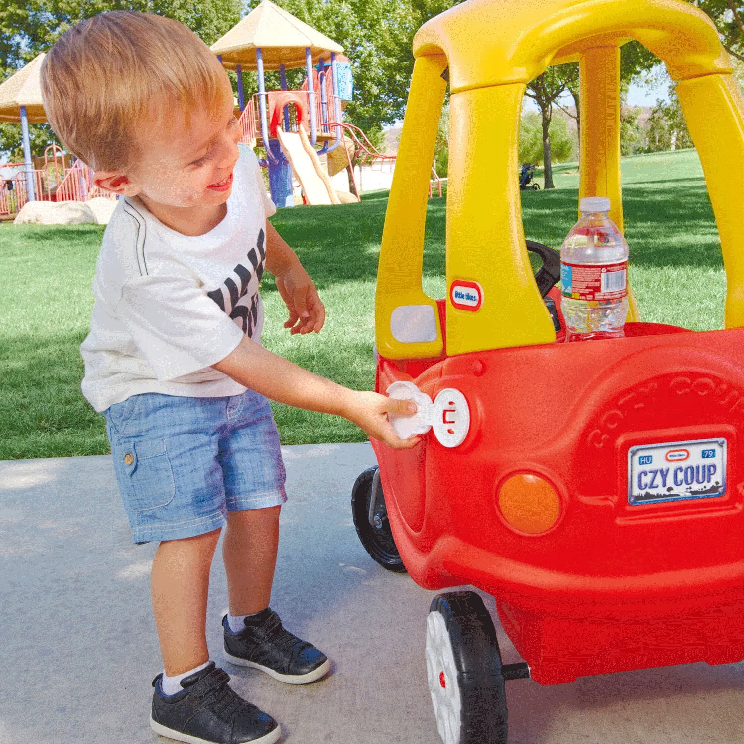 Little Tikes Jeździk Cozy Coupe AUTO ODPYCHACZ PCHACZ 642302 NOWE OCZY Stan opakowania oryginalne