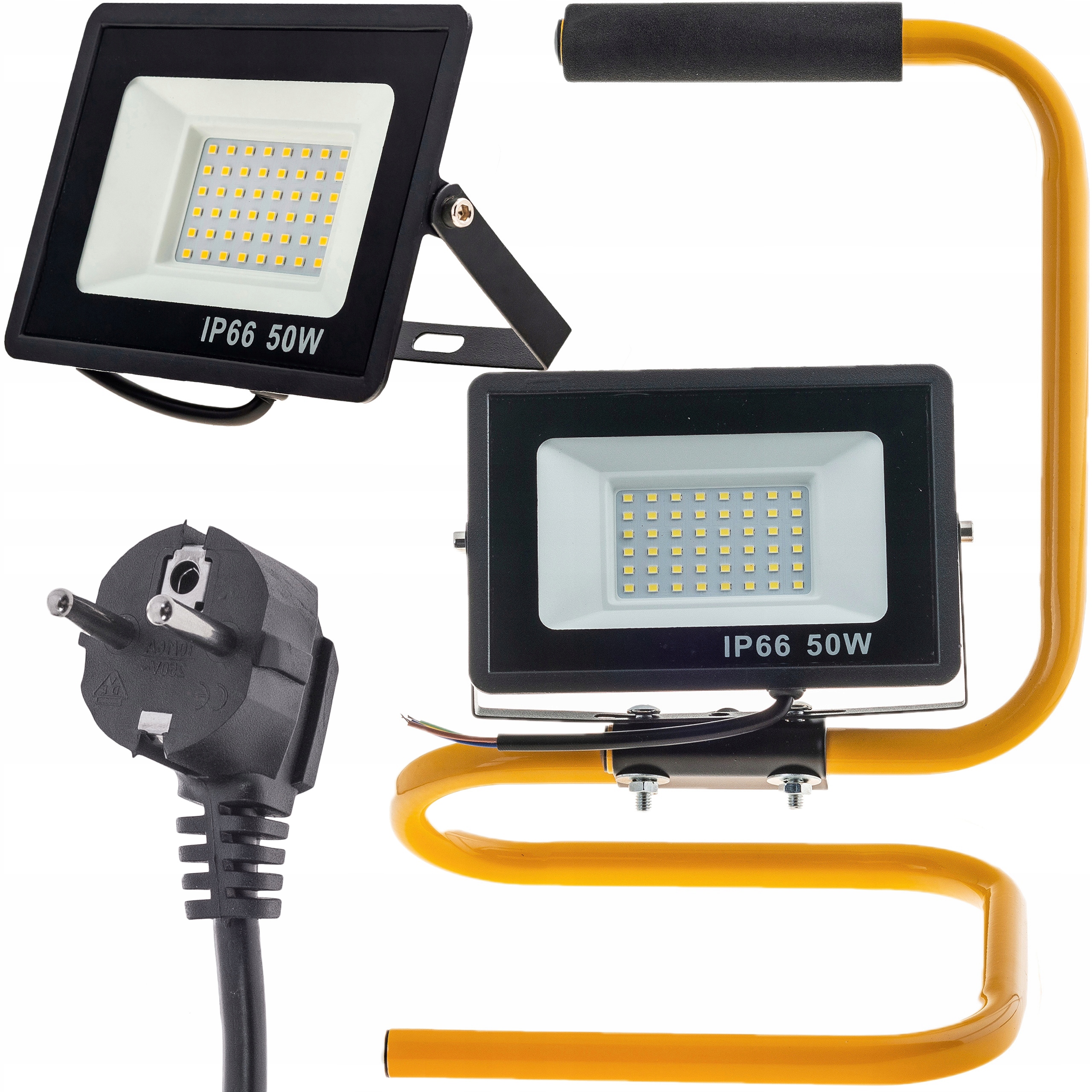 

Halogen Naświetlacz Led 50W Slim Stojak Przewód
