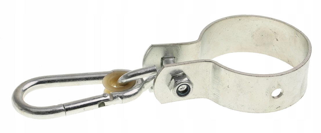 MOCOWANIE HUŚTAWKI OBEJMA Z KARABIŃCZYKIEM 80 mm