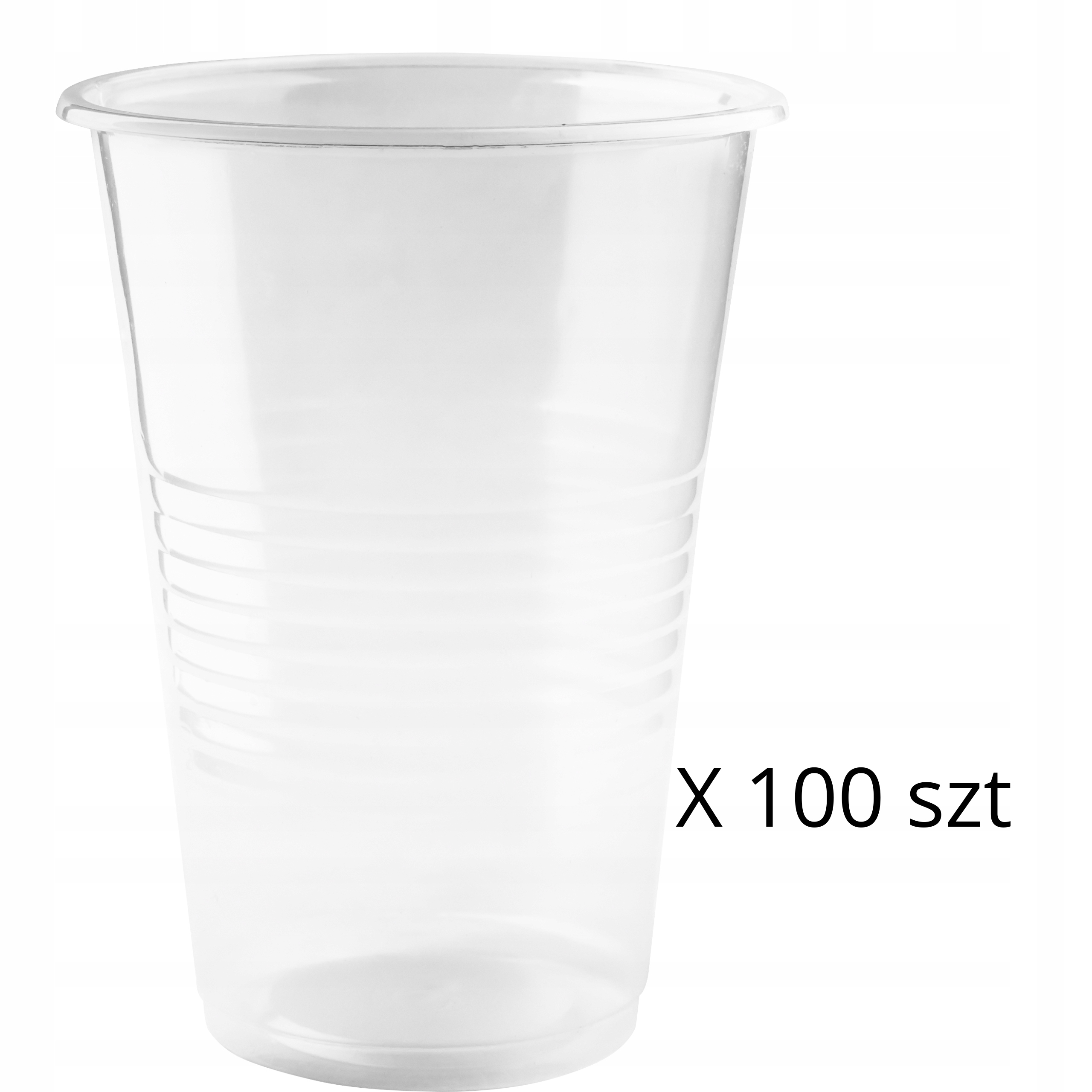Kubek plastikowy 200 ml przeźroczysty a’100 szt