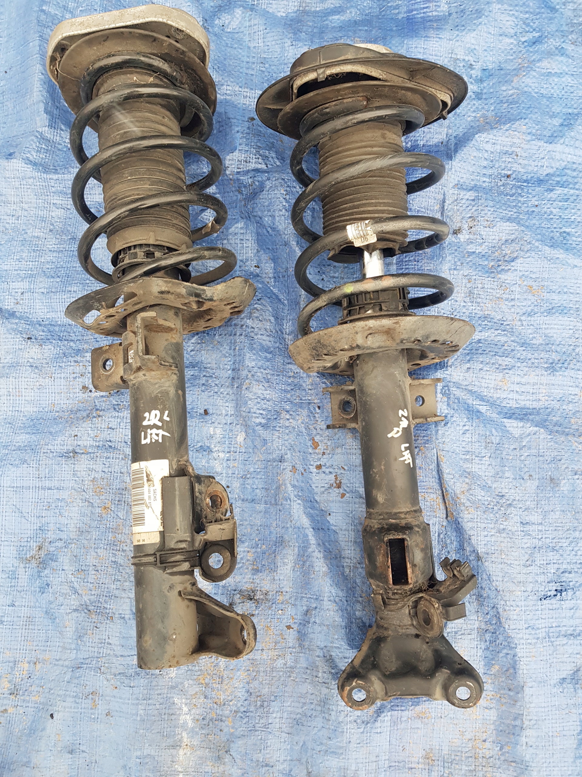 shock absorber front MCPERSON left right MERCEDES W212 LIFT