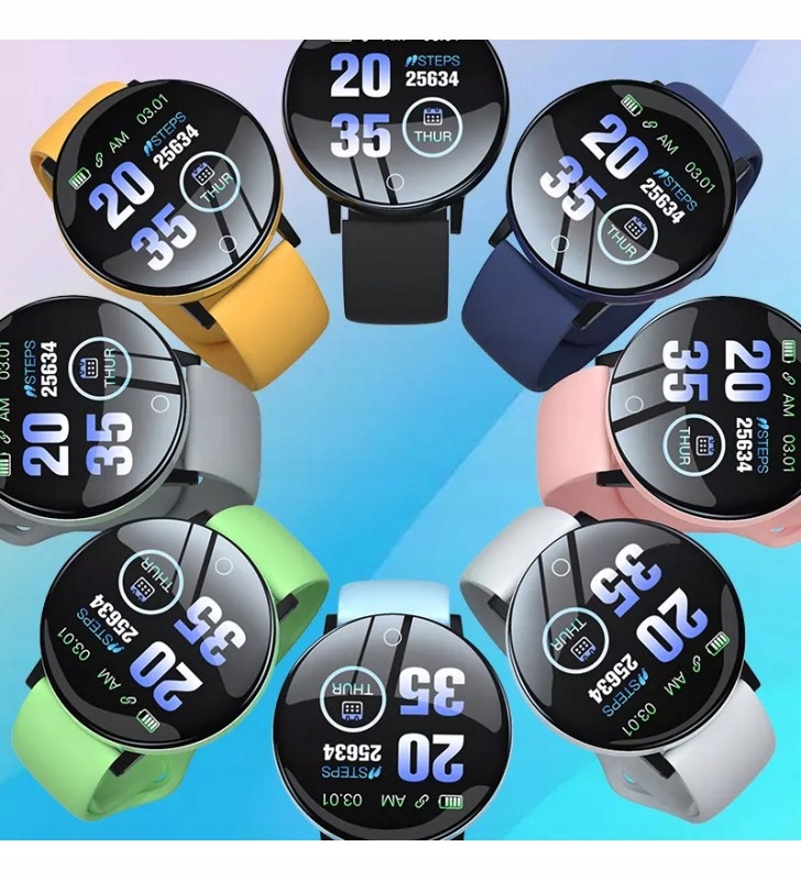 SMARTWATCH zegarek SMARTBAND Pulsometr Krokomierz Kompatybilność systemowa Android iOS