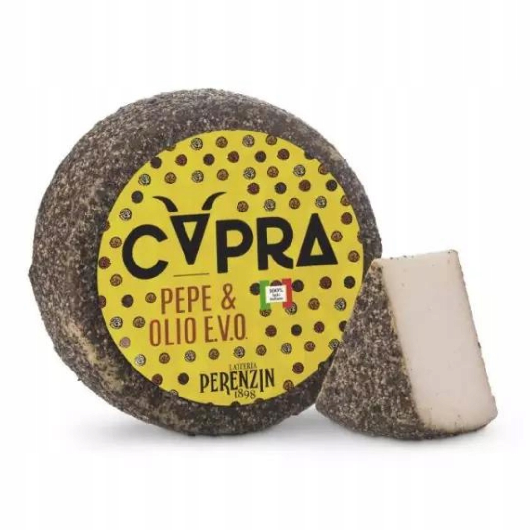 Ser Kozi z oliwą i pieprzem Capra Pepe &Olio 1000g Włoski