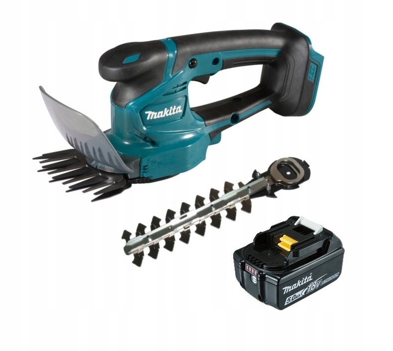 Makita Aku Nożyce Do Żywopłotu i Trawy Lxt 18V 1x5Ah BL1850 DUM111ZX