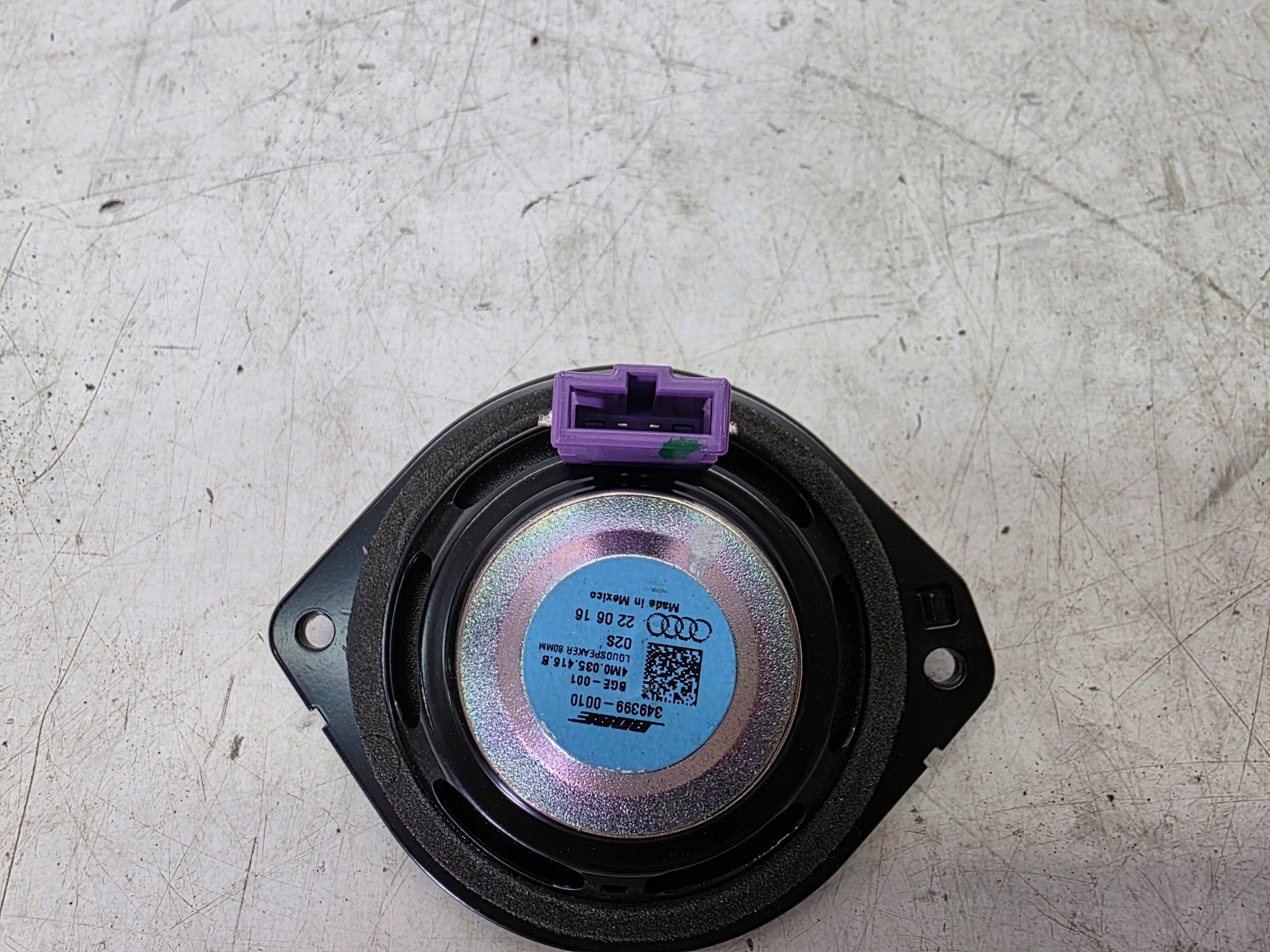 hangszóró KOKPITU DESKI AUDI Q7 4M 4M0035416B