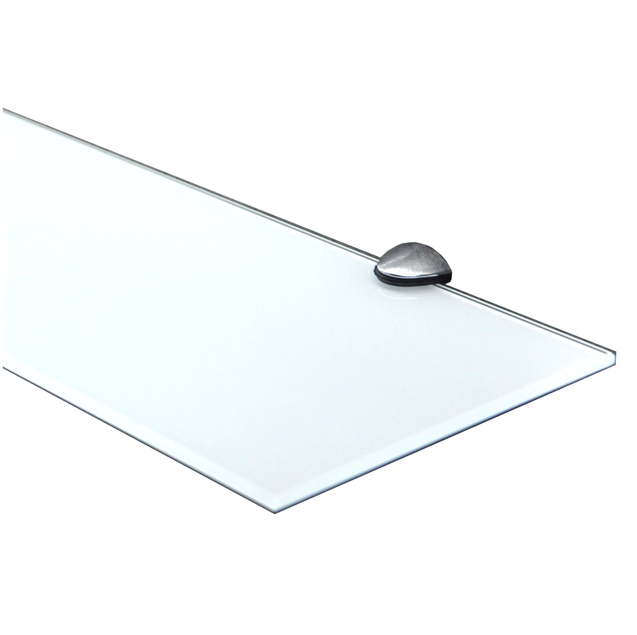 BIAŁA 60x12 PÓŁKA SZKLANA POD LUSTRO PÓŁKI SZKLANE