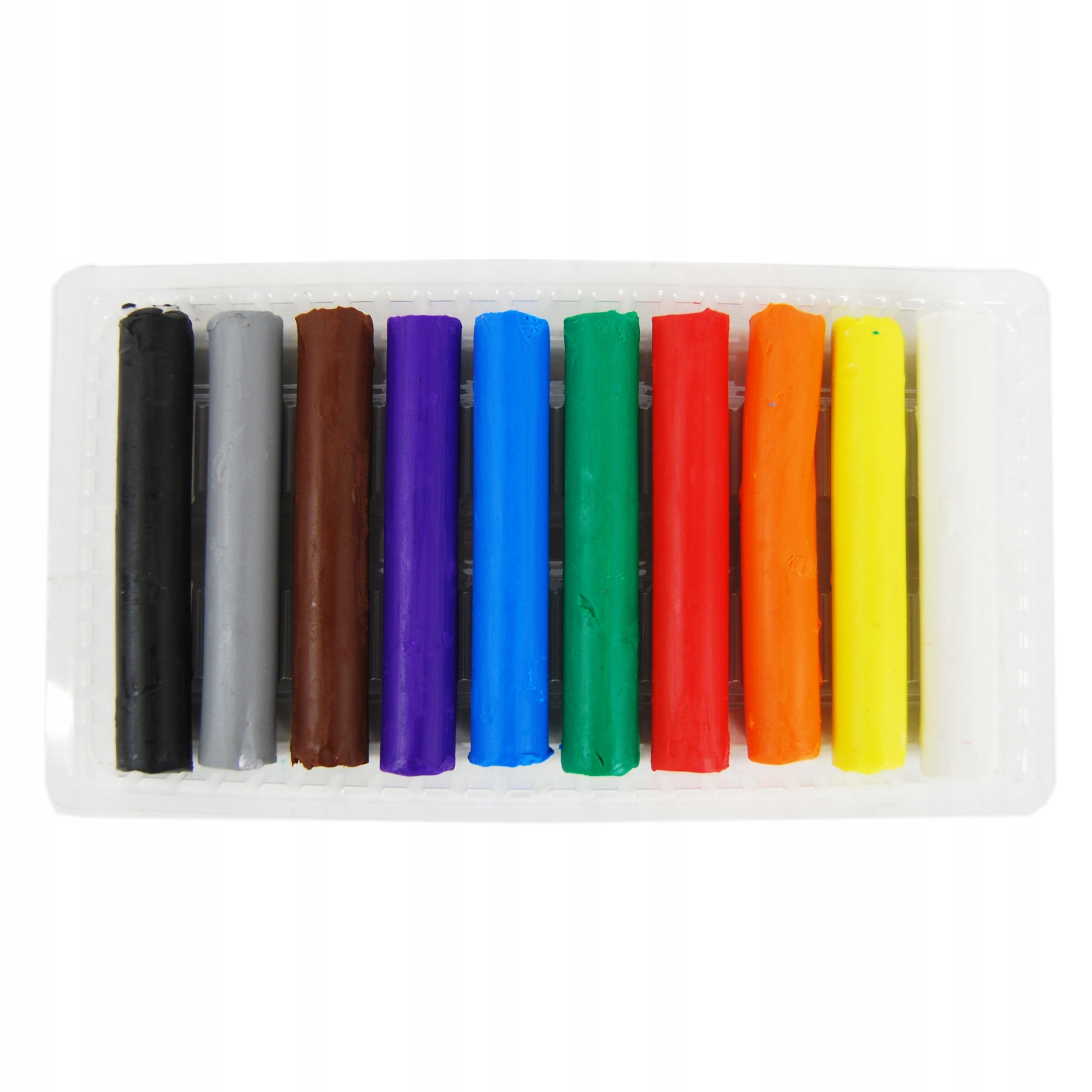 PLASTELINA MONA 10 KOLORÓW SZKOLNA OKRĄGŁA 0036 Marka Mona