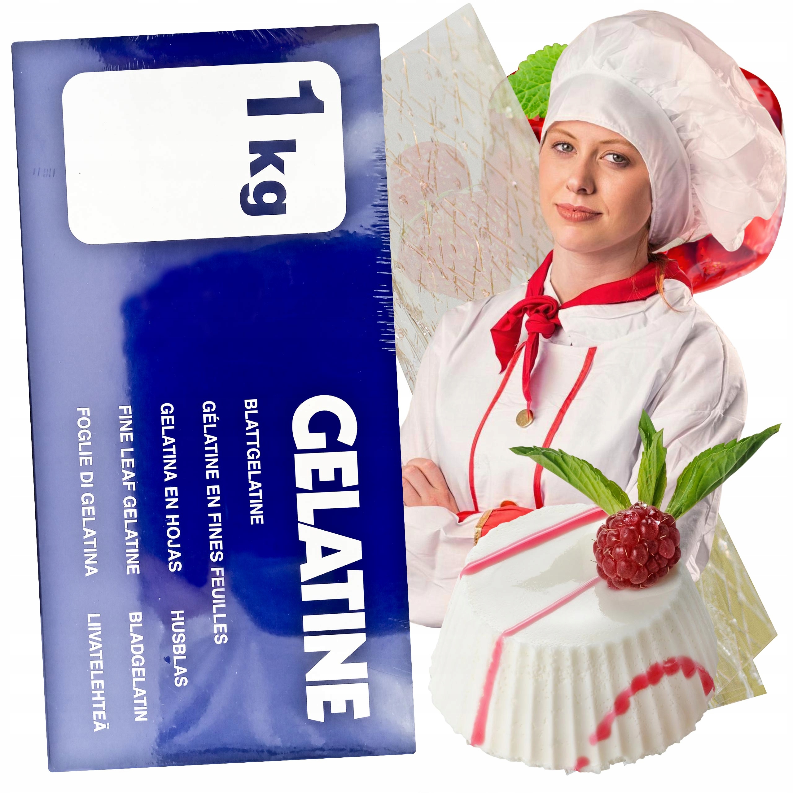 Želatina 1 kg bloom V Lístcích