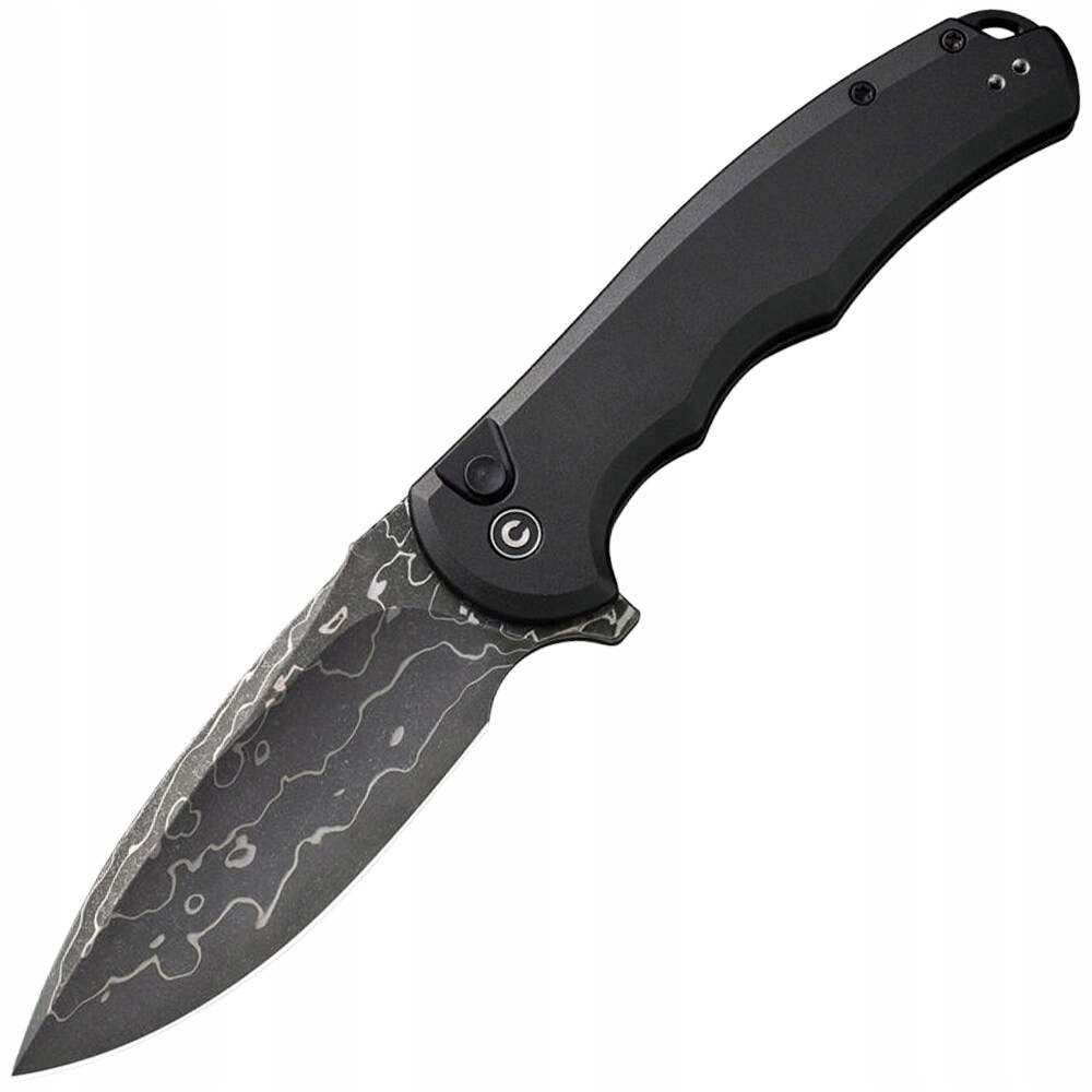 Nůž s klipem Edc Civivi Praxis Aluminium Black Damascus