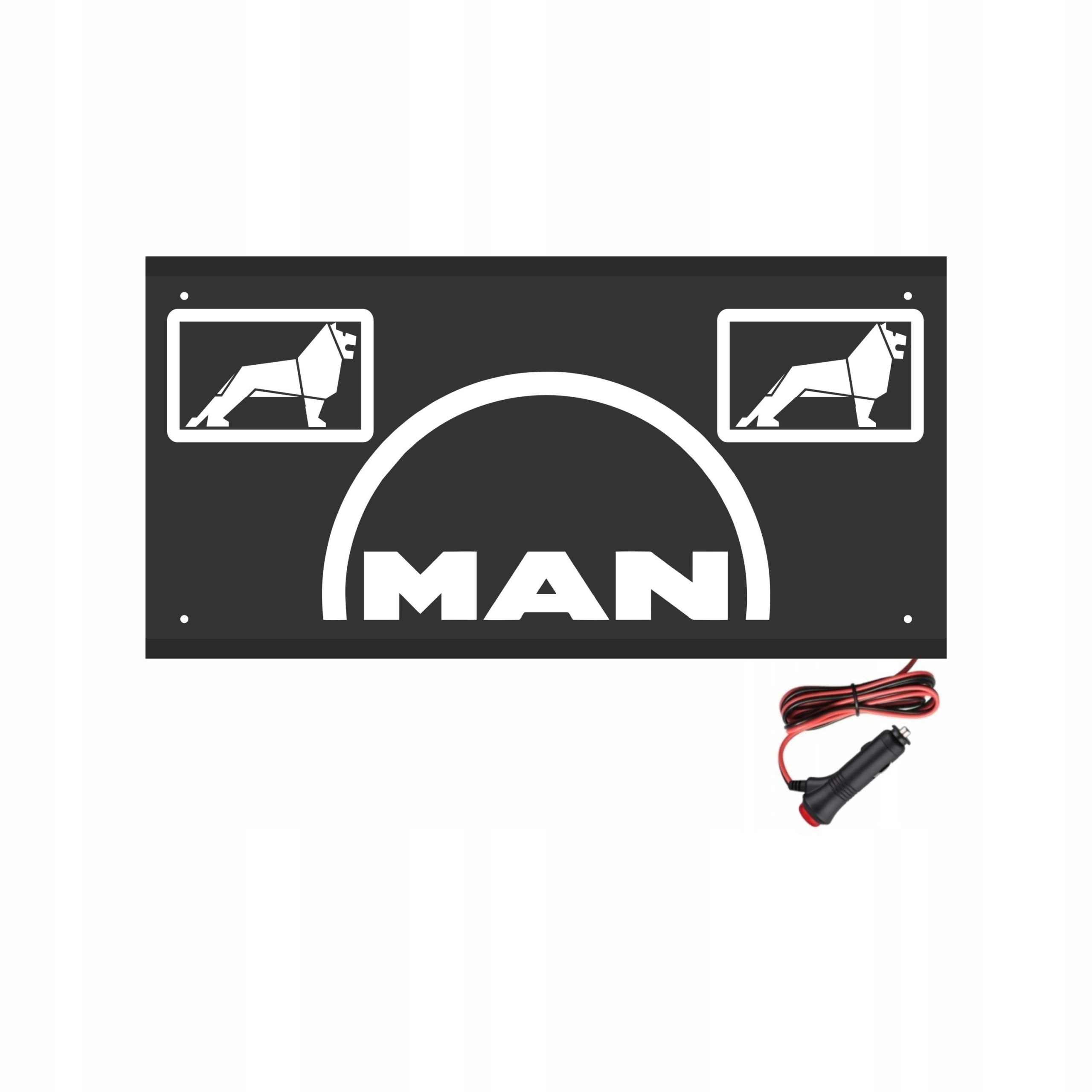 Tabuľa 60x30 Led zadná, nad posteľ Man 24V