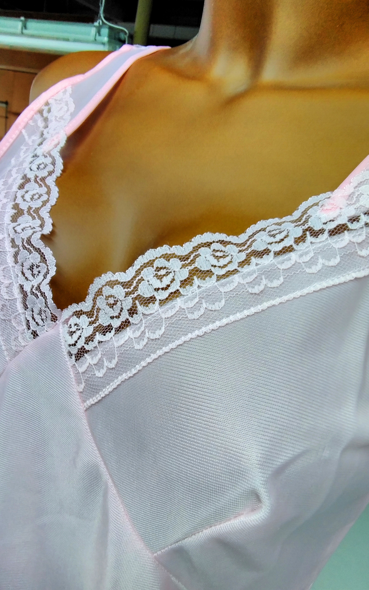 Halka elegancka,seksowna z koronką. PL. Różowa Rozmiar 56