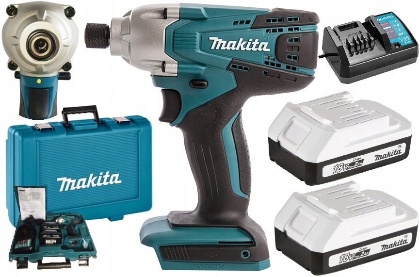 Makita TD127DWE Udar 18V 140Nm seria G 2x BL1820G 18V DC18WA Kufer
