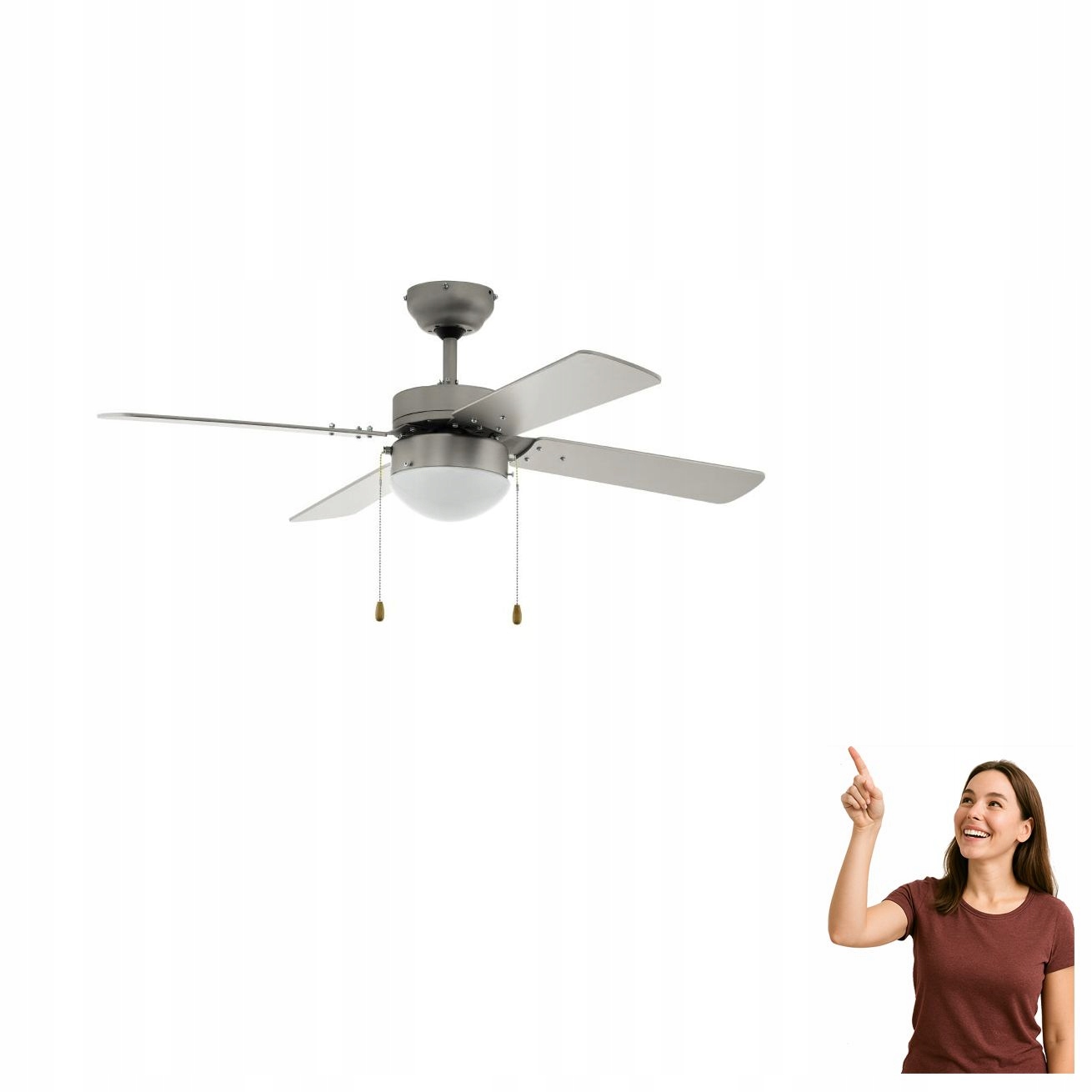 Lampoventilátor Gelsina 35041 Eglo