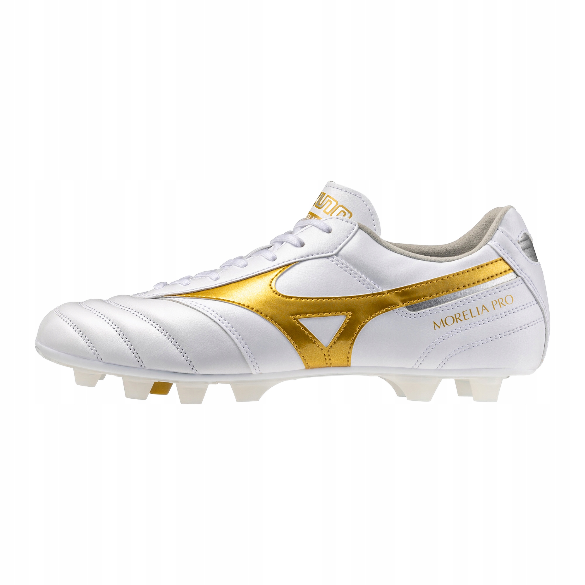 Buty piłkarskie Mizuno Morelia II Pro Fg white/football gold/galaxy silver