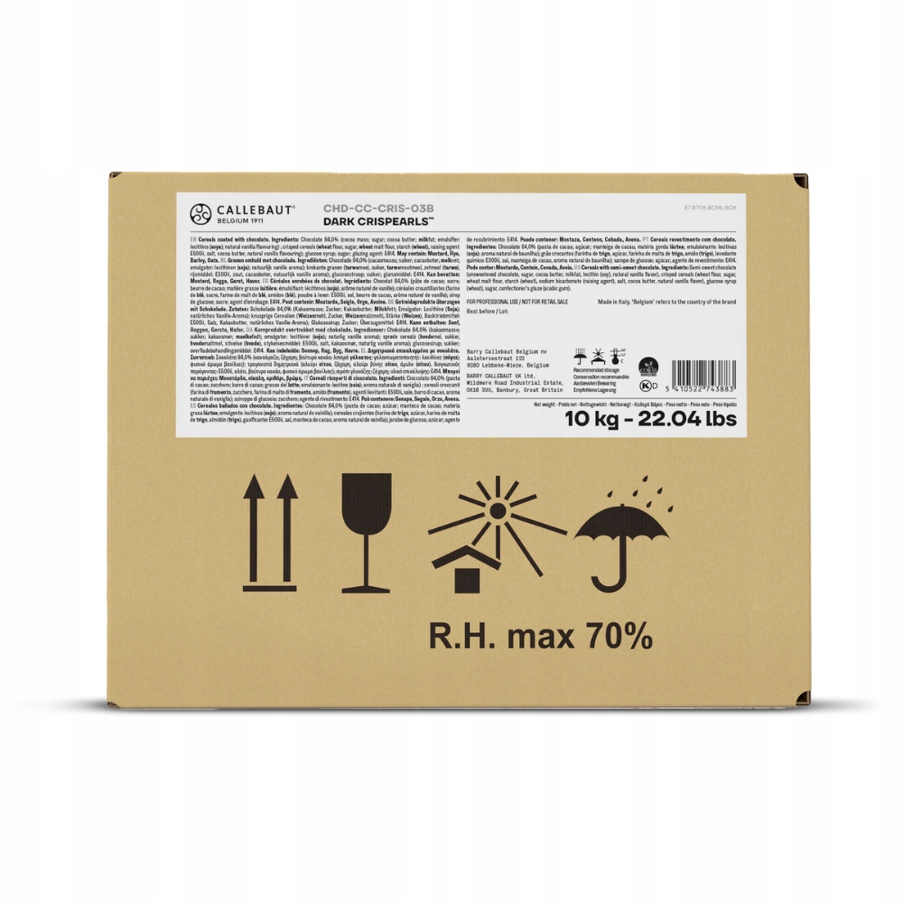 Callebaut Crispearls Dark 10kg