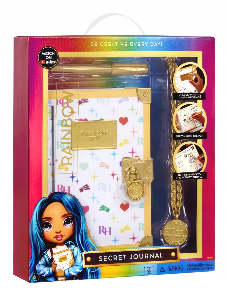 

Mga Dziennik Rainbow High Secret Journal