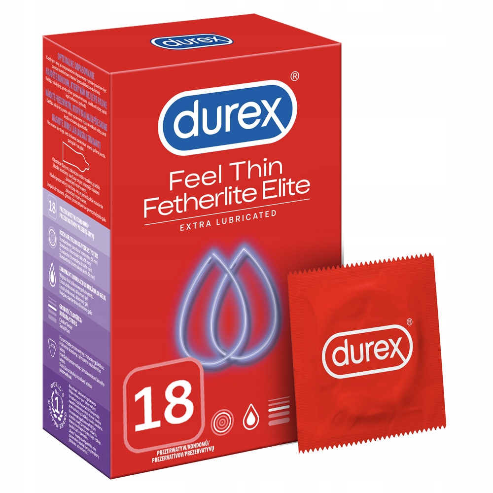 

Prezerwatywy Durex Fetherlite Elite cienkie 18 szt