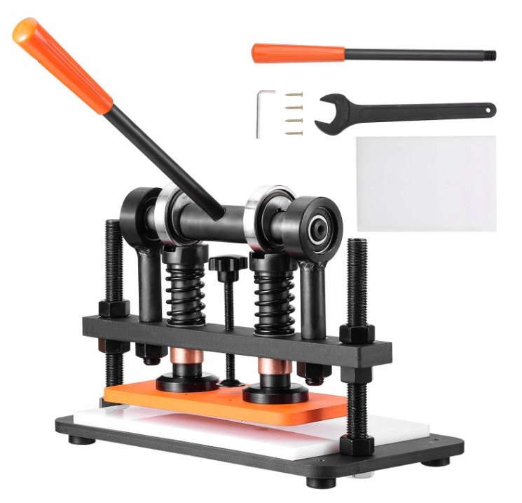 Vysekávací stroj na kůži Ruční řezací stroj na kůži26x12cm, extruder1,5t