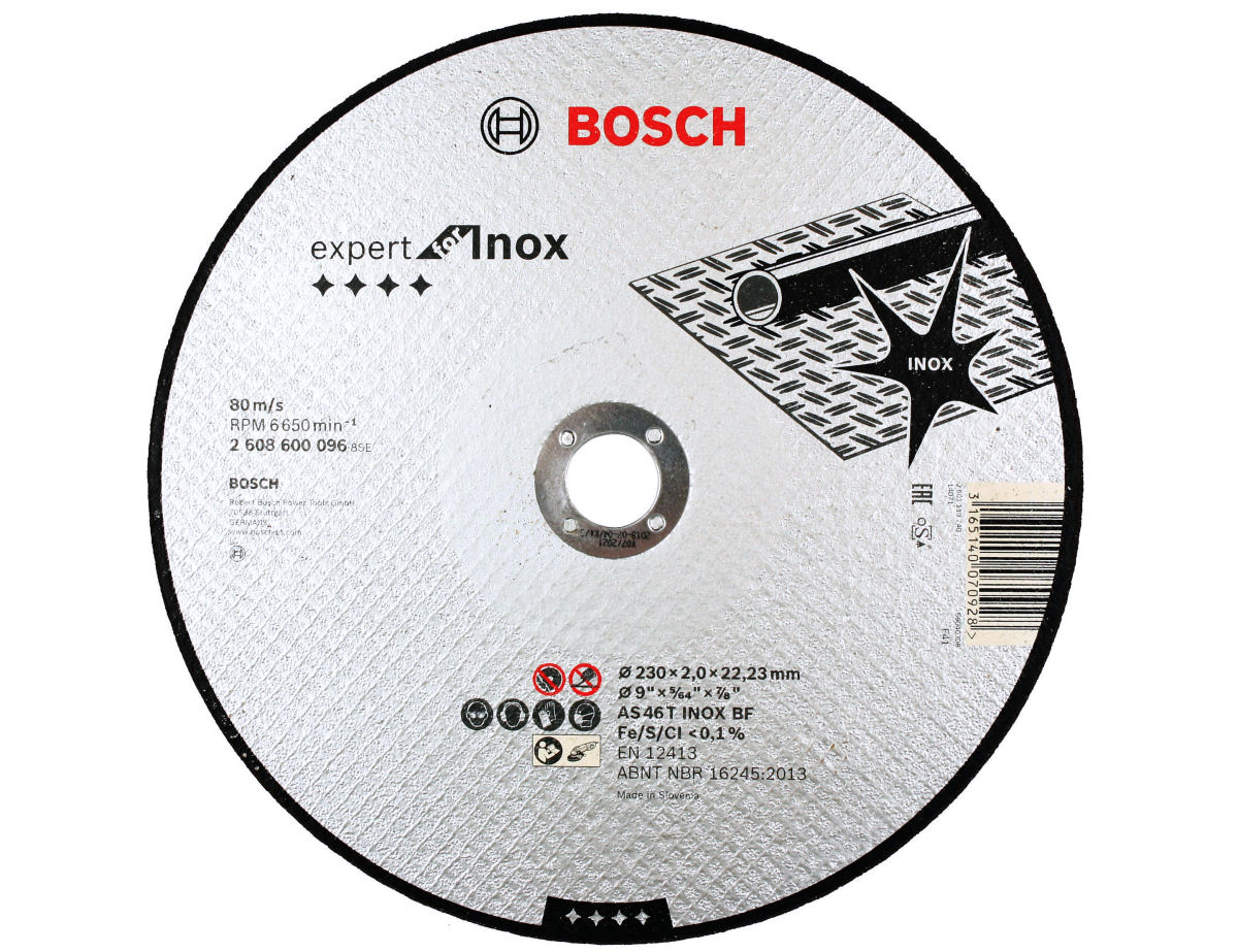 

Bosch Tarcza do cięcia stali Inox 230/2,0mm