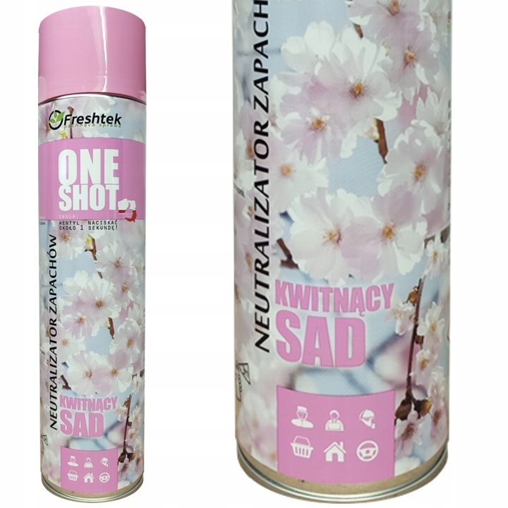 FRESHTEK One Shot Kwitnący Sad neutralizator 600ml