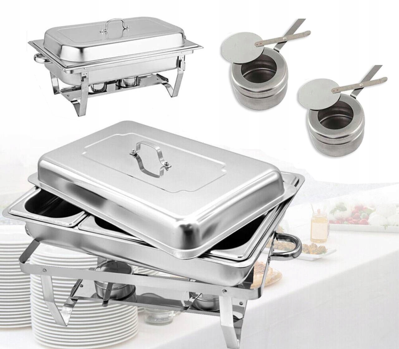 Gastronomický Ohřívač 3x Pro Servírování Pokrmů 9L