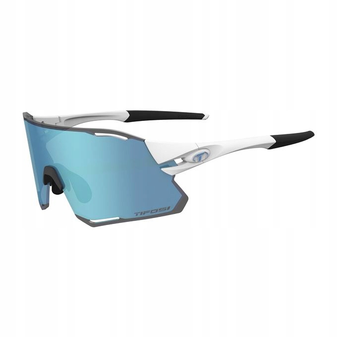 Tifosi Rail Race Matte White (Clarion Blue/Clear)