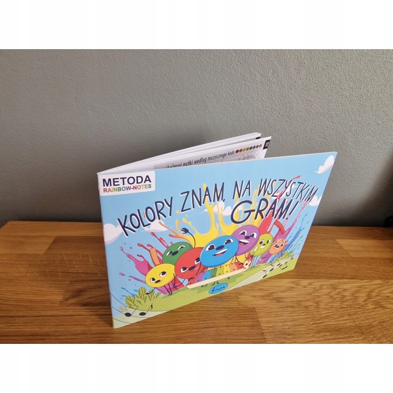 KOLORY ZNAM, NA WSZYSTKIM GRAM! PIOSENKI DO NAUKI Tytuł KOLORY ZNAM, NA WSZYSTKIM GRAM