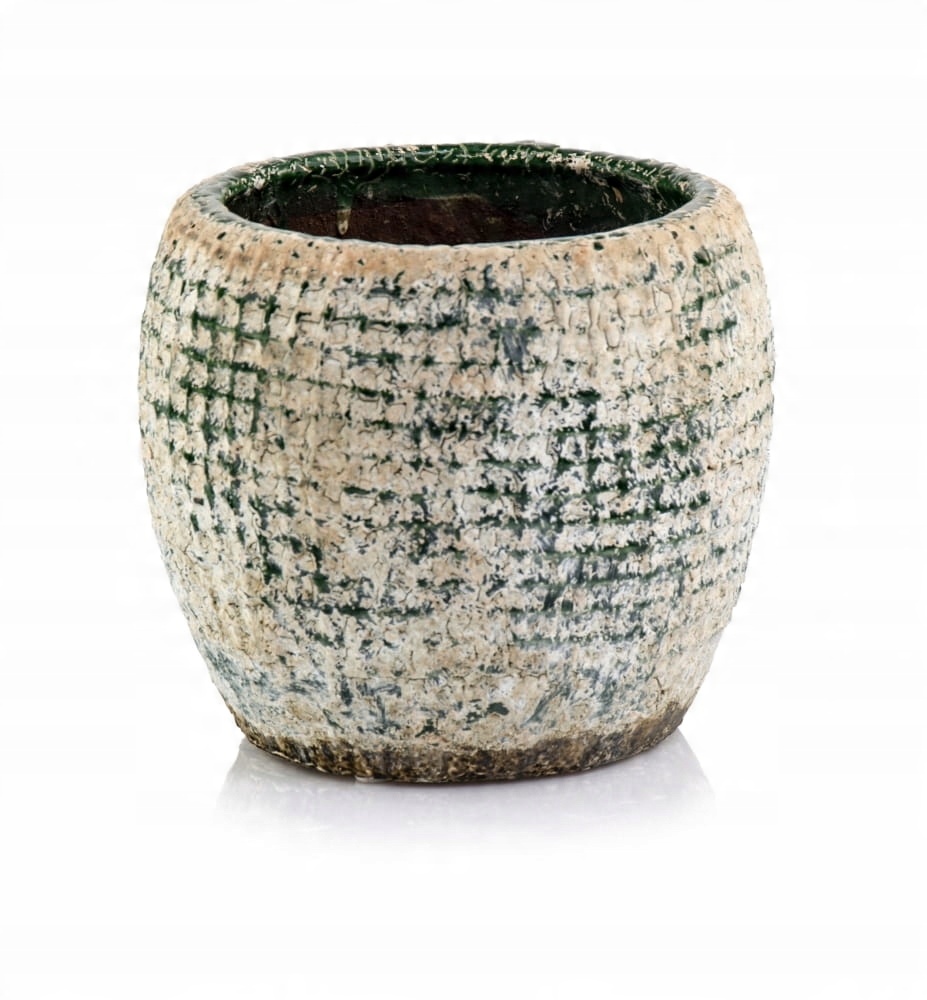 

Doniczka osłonka Ceramiczna Vintage ø 16 Old Green