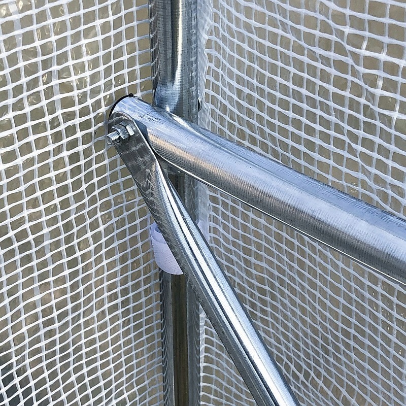 Pokrycie do tunelu szklarniowego folia poszycie 4iQ 2x2m 4 m2 Białe Długość 200 cm