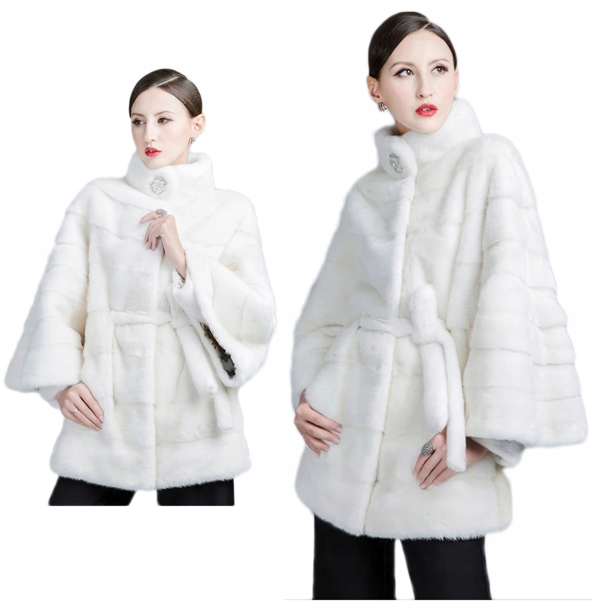 FUTRO NATURALNE NORKI PIĘKNE STYLOWE UNIKATOWE PIĘKNY MODEL CUDO