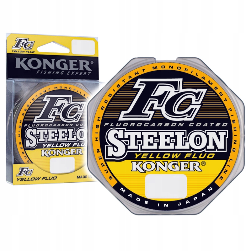 Konger Żyłka Steelon Fc Yellow Fluo 0,22mm/150m