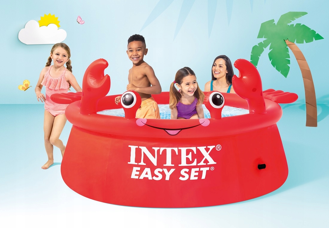 

Intex Basen dziecięcy Easy set krab 26100