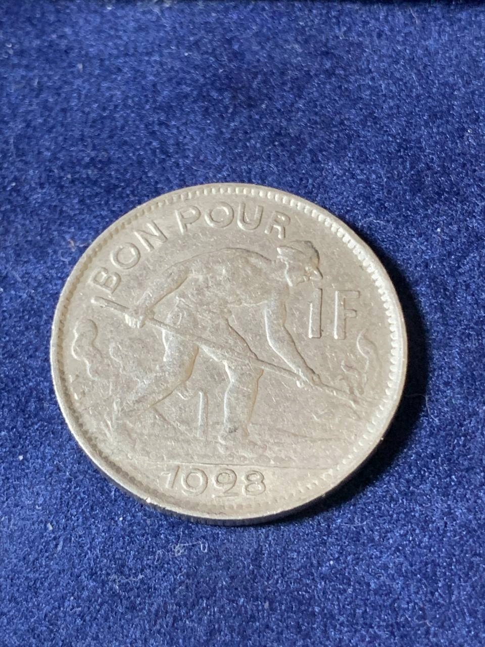 Luksemburg 1 frank 1928