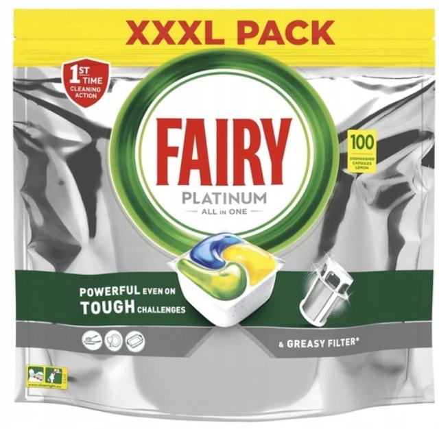 

Tabletki Kapsułki Do Zmywarki Fairy Lemon 100 Szt.