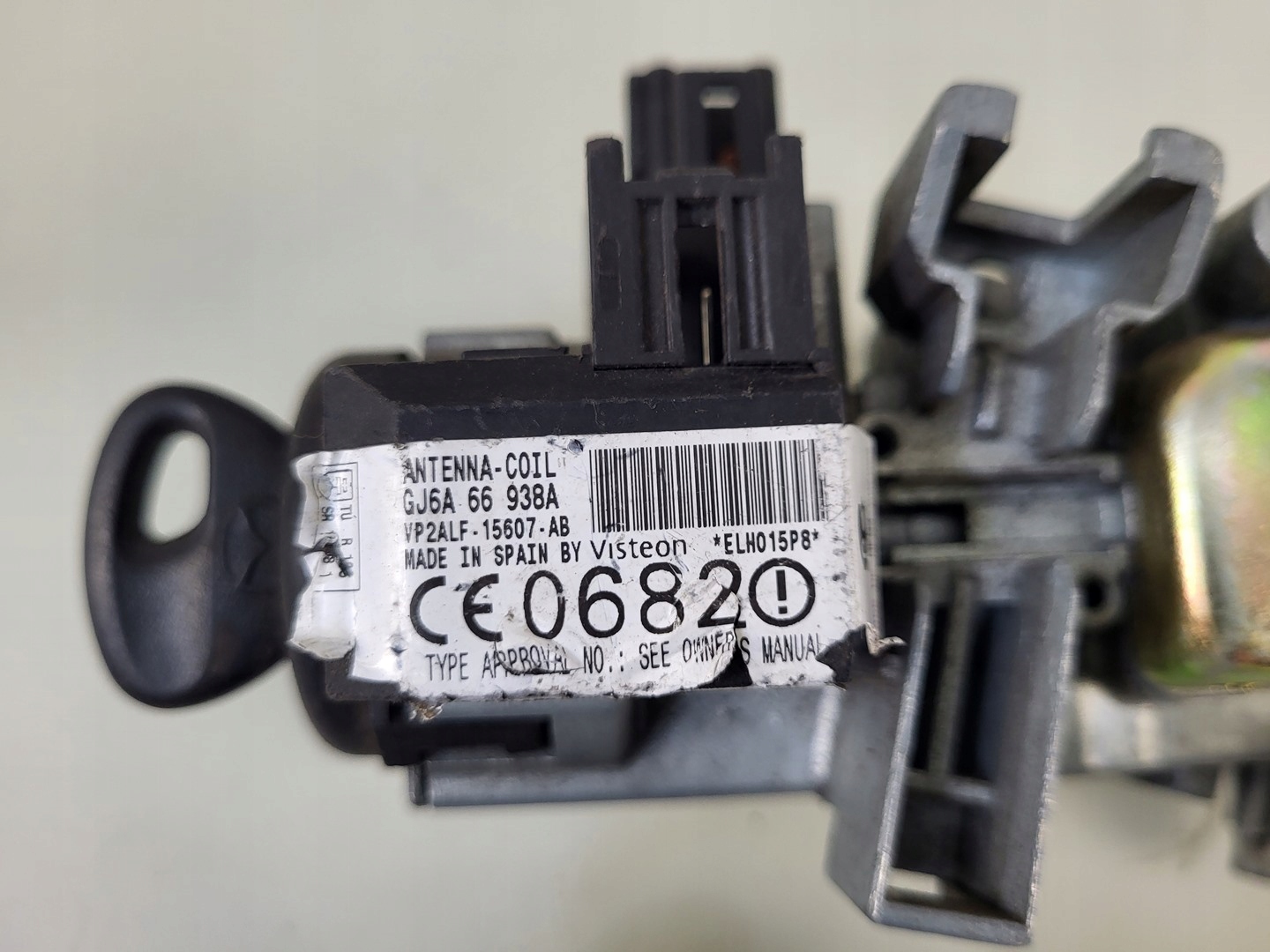 ignition z kluczykiem key key MAZDA 6 GG GY SL-33