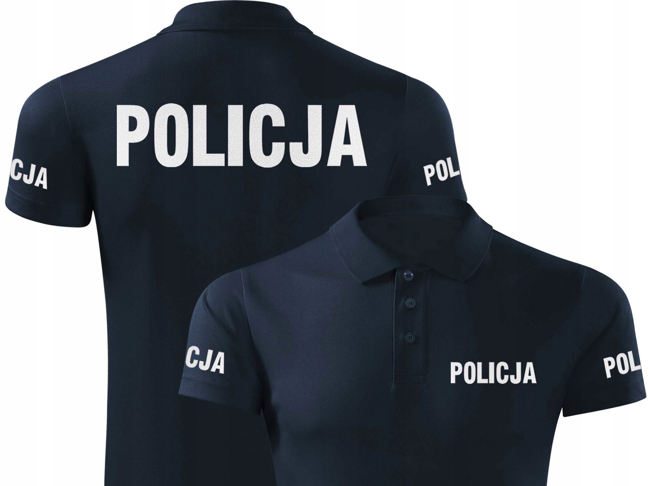 

Mundurowa koszulka polo termoatywna wzór Policja