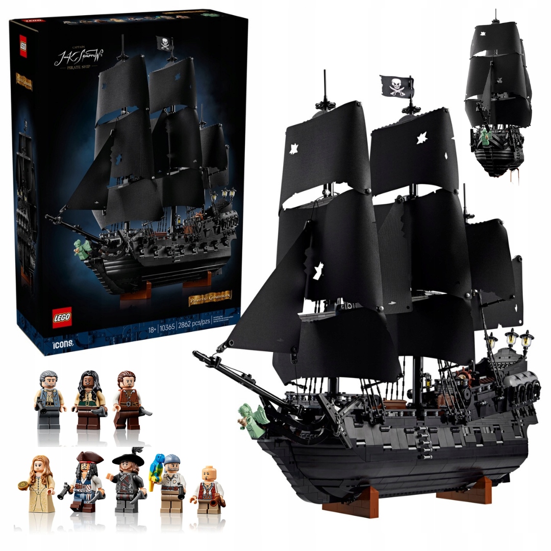 Lego 10365 Icons – Loď kapitána Jacka Sparrowa – model lodi