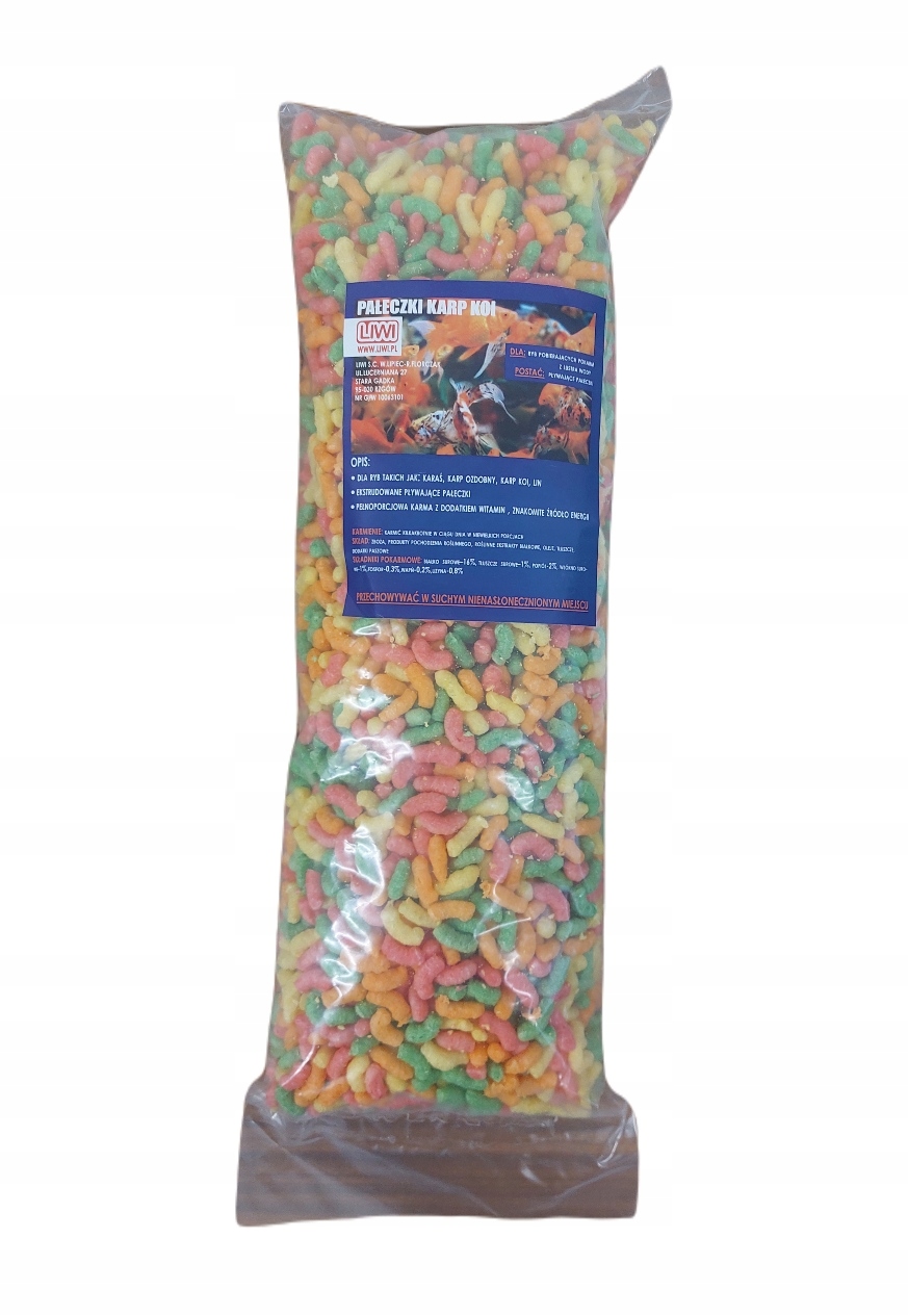 PŁYWAJĄCY POKARM DLA RYB KOI PAŁECZKA 240G (OK 3L)