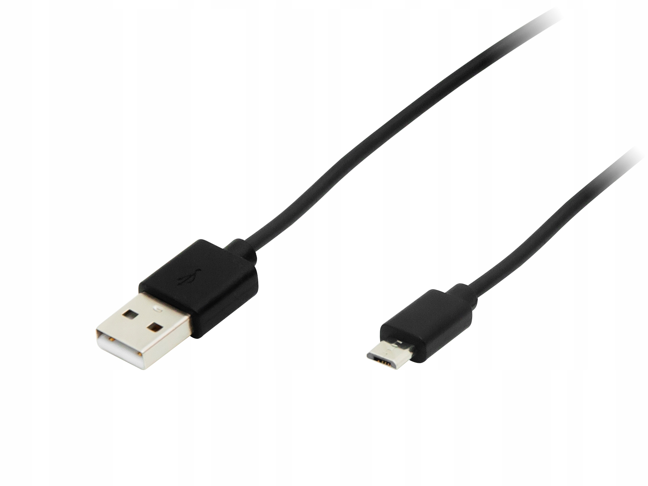 Kabel Usb microUSB typ B 1,5 m czarny