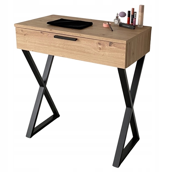 Toaletka Lena Dub Artisan Kov Čierna X 75 CM