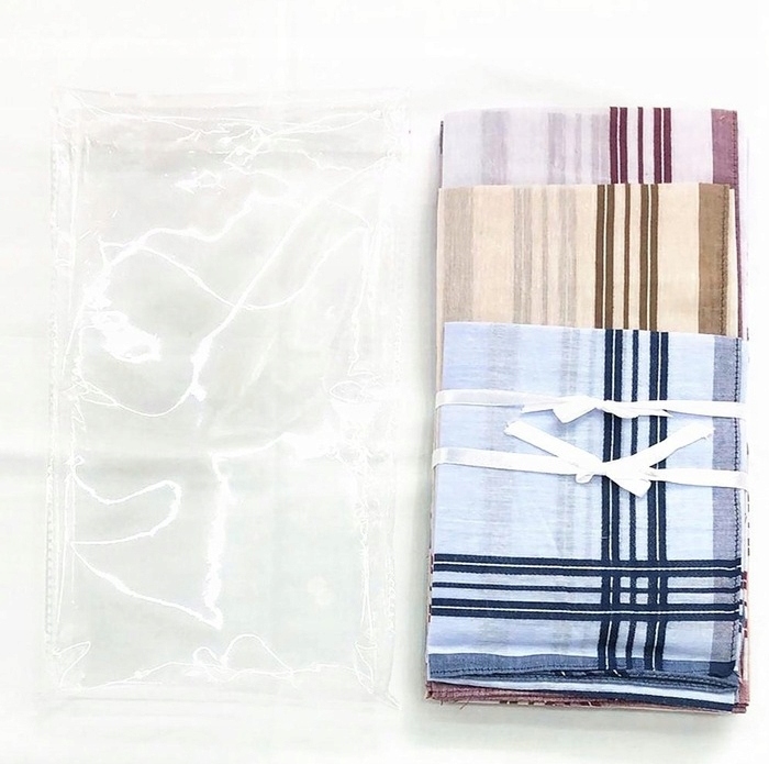 Męskie chusteczki do nosa 40 x 40 cm 12 sztuki Model CHUSTECZKI MĘSKIE